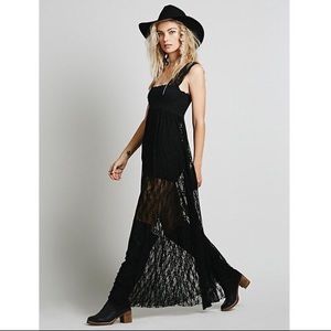 Free People Romance In The Air Maxi Slip Dress